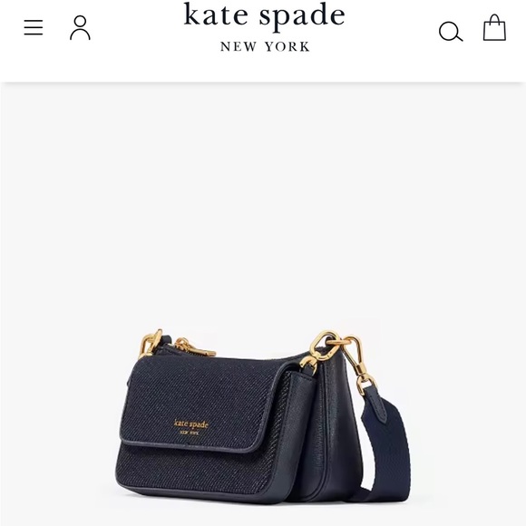 Kate Spade Morgan Denim Double Up Crossbody - Picture 4 of 9
